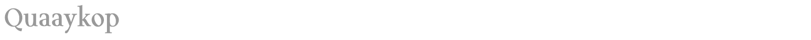 Quaaykop font preview